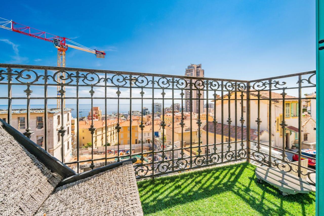 Апартаменты Frontiere De Monaco - Balconnet Vue Mer - Ba Босолей Экстерьер фото